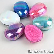 Resim 1 adet Mini Şekillendirici Saç Tarağı, Naylon Kıllar, Anti-Dolaşma, Kolay Açma, Kuaförlük Aracı, ABS Plastik Sap, Rastgele Renk, Normal Saç Tipi için, Açma Tarağı 