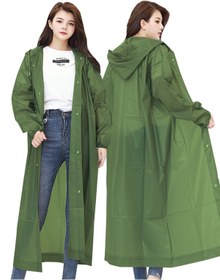 Resim eleven market Marlux Unisex Eva Yağmurluk Haki Spor Yağmurluk Mrc-801 