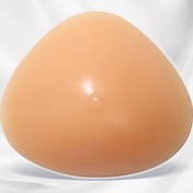 Resim 1 adet Silikon Göğüs Formu Takma, Düz Renk, Tekstil Olmayan, Elde Yıkanabilir, Mastektomi Protezi İçin Göğüs Formu, Üçgen, Göğüs Formu, Mastektomi Protezi, Göğüs Formu Artırıcı 