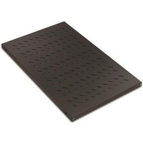 Resim Ager Dikili Tip 19" 1u D1000mm İçin Sabit Siyah Raf Modülü Aa-sbt10-a-s1 