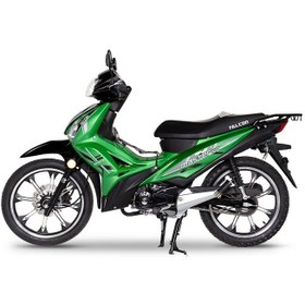 Resim Falcon Motosiklet Master 50 CC Cub Yeşil Yeni Nesil Güçlü Motor 