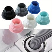 Resim 1 adet, Lavabo Silikon Mutfak Deodorizing Kapak Mühürü, Yıkama Makinesi Drenaj Borusu Mühür, Çıkartma Borusu Mühür, Mutfak Gereçleri 