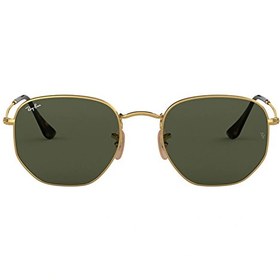 Resim Ray-Ban Hexagonal RB3548N Kare Altın Erkek Güneş Gözlüğü 