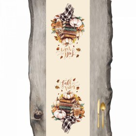 Resim Sonbahar Serisi Balkabakları - Balkabağı Ranır- Runner 45 x 140 cm 