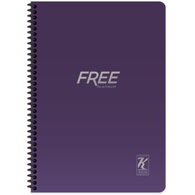 Resim Keskin A4 60 Yaprak Kareli Platinum Defter 