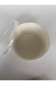 Resim ZFR PLASTİK Karton Kağıt Çorba Kasesi Kapaklı Sızdırmaz 100 Adet 450 Cc 16 Oz 