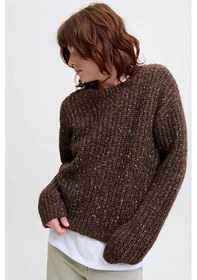 Resim Jack & Jones Jxskyla Kadın Kazak Kahverengi 
