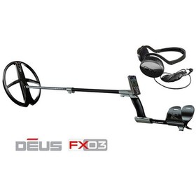 Resim Xp Deus Metal Dedektör - Ana Kontrol Ünitesi Fx03 Kablolu Kulaklık 34x28cm X35 Başlık İle 