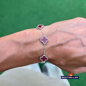 Resim RICH LUI CLARET RED EDITION BİLEKLİK (Paslanmaz Çelik) 