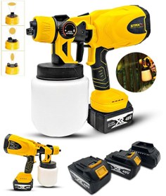 Resim Genel Markalar Stx4800 Yüksek Basınçlı Boya Ilaç Dezenfektan Püskürtme Makinesi Şarjlı Akülü Sprey Boya Tabancası 