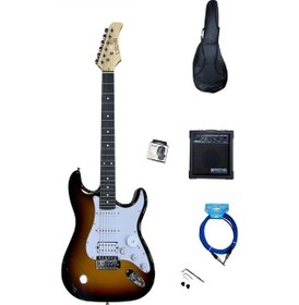 Resim Elektro Gitar Strat Kasa Set Sb 