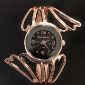 Resim Hanyang Gül Siyah 2020 Moda Kanatları Tasarım Bilezik Izle Tam Çelik Kuvars Izle Kadın Manşet Bileklik Saatler Femme Relojes Mujer Relogio Feminino (Yurt Dışından) 