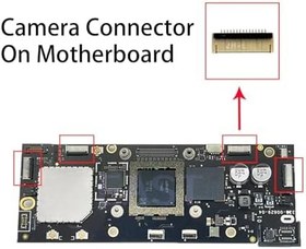 Resim Hupaivrmrar Motherboard Camera Connector Socket Replacement Accessory for Oculus Quest 2 Headset/Meta Quest 2 Headset, Camera Interface Socket for Oculus Quest 2 Accessory 