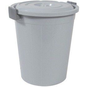 Resim Şenyayla Mega Çöp Kovası 71 Lt. Açık Gri 