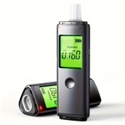 Resim Bu Şarj Edilebilir Alkol Test Cihazı Tip-C ile Çalışır, Otomatik Hava Üflemesi ile Şarap Sürüşü Tespiti İçin İki Moda Sahiptir. Taşınabilir ve Hassas Bir Cihazdır, Alkol İçeriği Sonuçlarını Hızlı Bir Şekilde Gösterir. 
