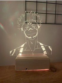 Resim Jujutsu Kaisenn Sukuna 16 Renk Gece Lambası 