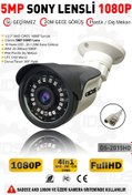 Resim IDS 5mp Sony Lensli 1080p 18 Nano Led Gece Görüşlü Iç Mekan Fullhd Dome Güvenlik Kamerası 