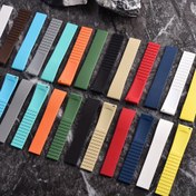 Resim 1 adet TONJETT Şık Flororubber Saat Kayışı, Hızlı Çıkarma, Kelebek Toka, Tokasız, CTS Uyumlu, Çoklu Boyutlar (18mm/19mm/20mm/22mm) - FKM Malzeme 