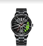 Resim N.AK ERKEK SAAT JANT TASARIM SPOR MODA ÇELİK SAAT 