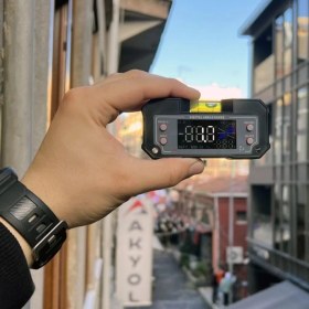 Resim Lidyada Maison 5346 Mini Dijital Eğim Ölçer Su Terazili 