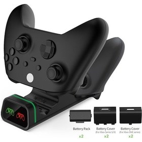 Resim Dobe Xbox One-Series S/X Joystick 2Xbatarya ve Şarj Standı 