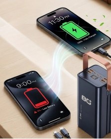 Resim Ultra Güçlü Powerbank 80000 Mah Çoklu Cihaz Şarj Destekli Led Ekranlı Taşınabilir Batarya Çok Renkli 