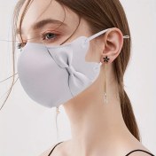 Resim Dashanshop 1 Adet Gri Hafif Soğutucu Nefes Alabilir Fular Yüz Maskesi Gri 