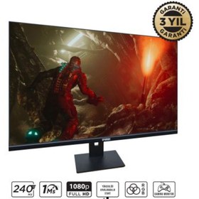 Resim Spardox Gaming SG-32240RP 32" 1ms 240Hz VA FullHD 2xDP Pivot Gaming Monitör 