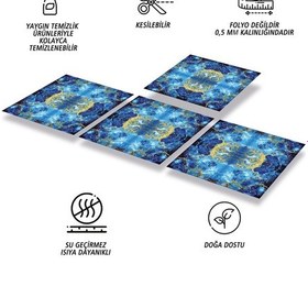 Resim Tink Kendinden Yapışkanlı Mermer 04 Desenli Pvc Karo 30x30 Cm 