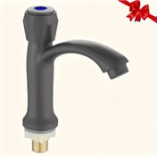Resim Dashanshop Tekli Soğuk Su Musluğu Siyah Lavabo Evye Batarya Aksesuarları 