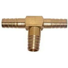 Resim Pnömatik Pirinç Hortum Te 10 mm 