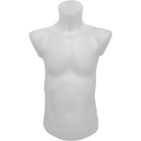 Resim Plastik Çocuk Tors Mankeni Kısa Beyaz 