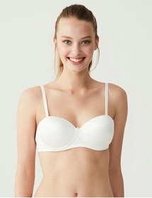 Resim U.s. Polo Assn. 66144 Straplez İçi Dolu Sütyen Beyaz 