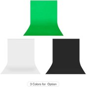 Resim Pazly Yeşil 1.8x2.8m Yıkanabilir Fotoğraf Stüdyo Perdesi, Dayanıklı Polyester-pamuklu Arka Plan 