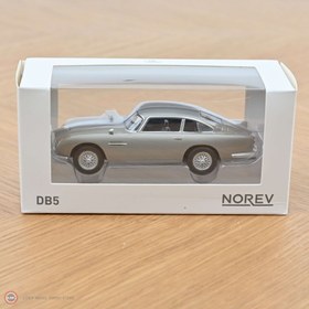 Resim 1:43 Norev 270523 1963 Aston Martin DB5 Silver Birch Jet Car 
