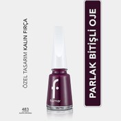 Resim Flormar Nail Enamel Yoğun Pigmentli Oje 483 Queen Zenobia 