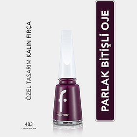 Resim Flormar Nail Enamel Yoğun Pigmentli Oje 483 Queen Zenobia 