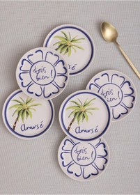 Resim The Mia Palma Sosluk Çerezlik 6lı Set 10 Cm Çok Renkli 