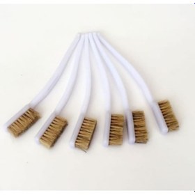 Resim Çok Amaçlı Detay Temizlik Fırçası Beyaz Saplı Beyaz 