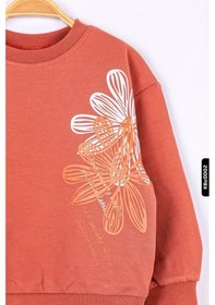 Resim Xo Kids Kız Bebek Mine Sweatshirt 9-24 Ay 35609 Turuncu 