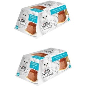 Resim Purina Gourmet Revelations Mousse Ton Balıklı Kedi Konservesi 2'li 2 x 57 G 