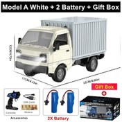 Resim 1:16 Uzaktan Kumanda Araba Simülasyon Drift Tırmanma Rc Kamyon Led Küçük Kargo Kf21a White 2b Box Beyaz 