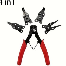 Resim 4'ü 1 Arada Çok Amaçlı Circlip Pense Seti 