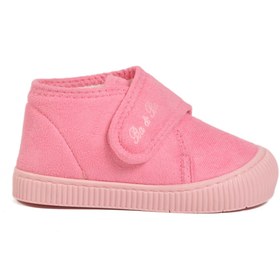 Resim AYAKMOD Pembe Süet Cırtlı Kız Çocuk Panduf Ba&Ba 058999 P 