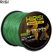 Resim Güvenilir Performans] Hirisi 8-İplikli Örgülü PE Balıkçılık İpi, 300m/328Yds, 8.16-27.22KG Yüksek Çekme Dayanımı, Sazan Balıkçılığı için Pürüzsüz Döküm & Kanca - Seviye 0.8# ile 4.0#, Çok Yönlü Balıkçılık Aksesuarı | Pürüzsüz Döküm İpi | Polietilen Örgülü 