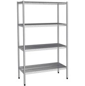 Resim Empero Emp.t.2.61122-18-4 Tel Raf-4 Katlı-inox 201-122x61x180 Cm 