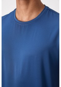 Resim Tommy Life Parlament Polyester Nefes Alan Dokulu İnce Esnek Standart Fit Erkek Performans T-shirt - 88383 Parlament 