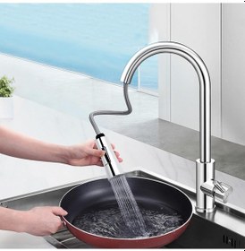 Resim Yapıtaşı Yt252 Kartepe Spiralli Mutfak Evye Bataryası El Duşu 2f 