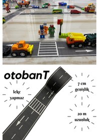 Resim otobanT Eğitici ve Eğlenceli Yol Yapım Bandı - Çocuk Trafik Bantı 