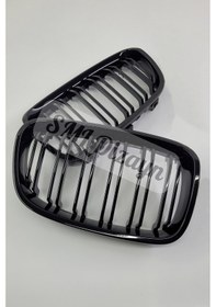 Resim Bmw F20 Makyajsız Kasa M Ön Panjur-böbrek 2011-2014 Parlak Siyah 